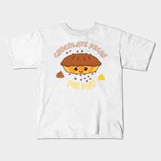 Happy Chocolate Pecan Pie Day for friends and family Kids T-Shirt